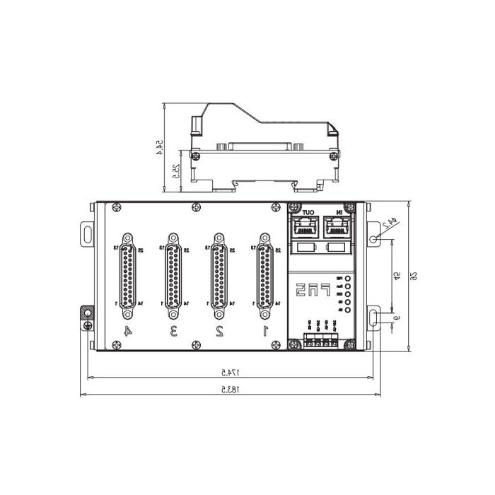 EtherCAT protocol、64DI/DO adaptive configuration、NPN、D-Sub interface、RJ45 network port、 IP20 remote module、009E92